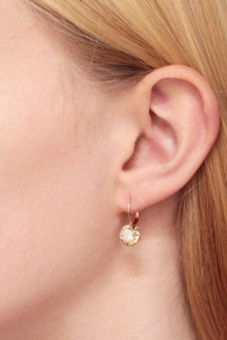 Classic Swarovski Lever Back Earrings - Medium